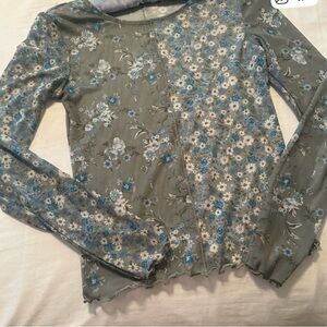 Crave Fame Floral Patterned Top